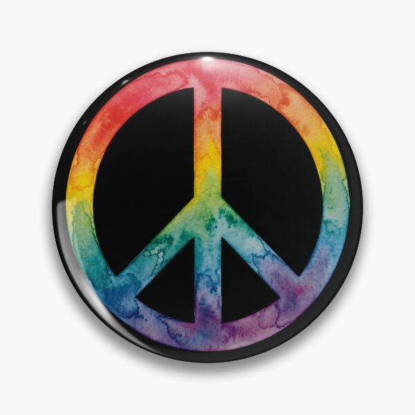 Item preview, LGBTQ Pride Rainbow Peace Sign designed and sold by legendaryskins.