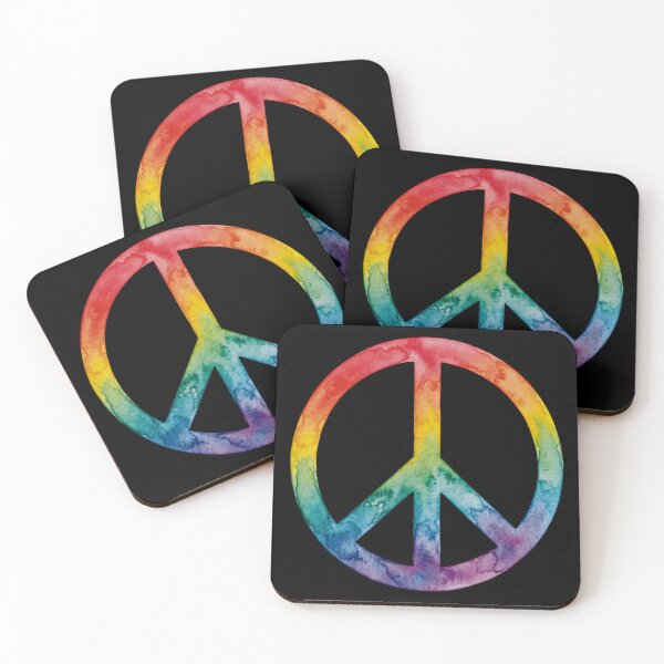 Item preview, LGBTQ Pride Rainbow Peace Sign designed and sold by legendaryskins.