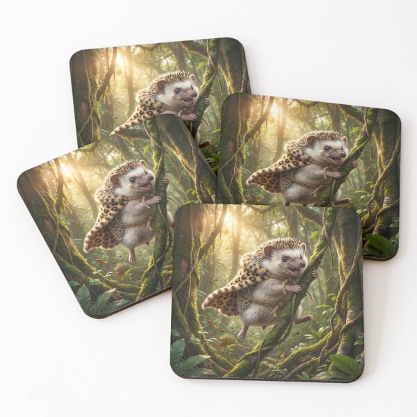 Item preview, Hedgehog Tarzan designed and sold by Tridentulus.
