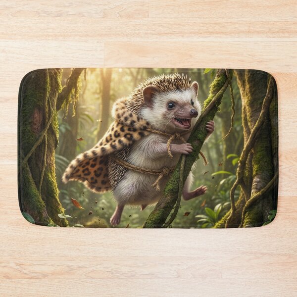 Item preview, Hedgehog Tarzan designed and sold by Tridentulus.