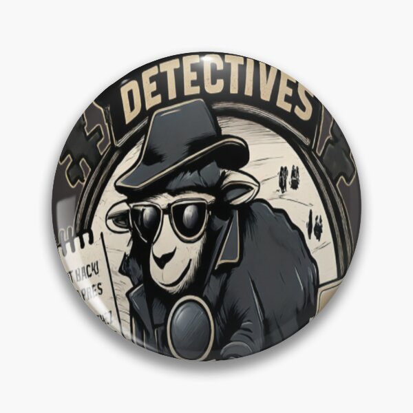 Item preview, The Sheep Detectives Funny Mystery Sheep  designed and sold by CatLovers Studio.