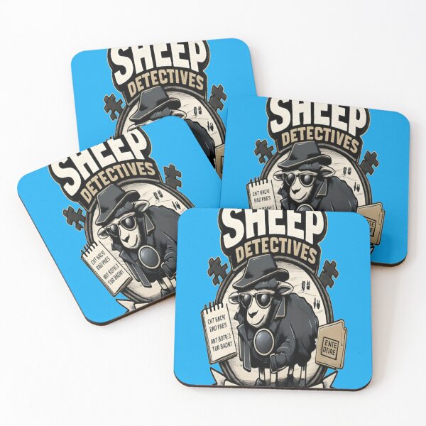 Item preview, The Sheep Detectives Funny Mystery Sheep  designed and sold by CatLovers Studio.