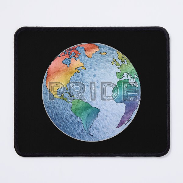 Item preview, Rainbow Pride Flag Globe - PRIDE MONTH 2026 designed and sold by Qweird Artistry.