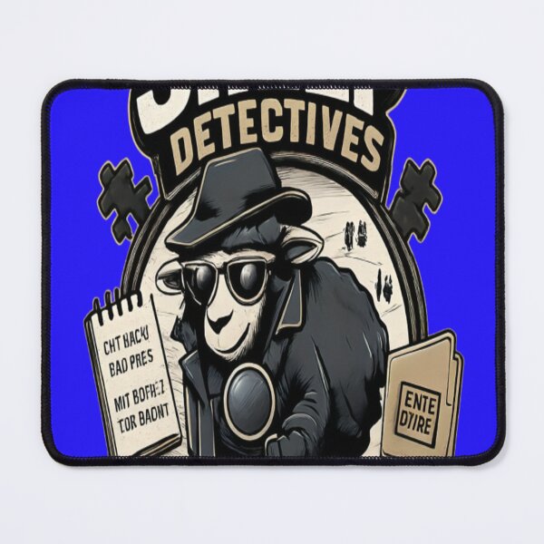 Item preview, The Sheep Detectives Funny Mystery Sheep  designed and sold by CatLovers Studio.