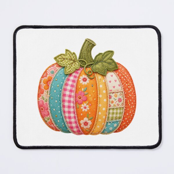 Item preview, Shabby Chic Quilted Pumpkin | Cottagecore Fall Decor | Gift for Mom | Patchwork Floral Pumpkin | Vintage Patchwork Pumpkin | Cottagecore Thanksgiving | Autumn Gift designed and sold by Noe Mill.