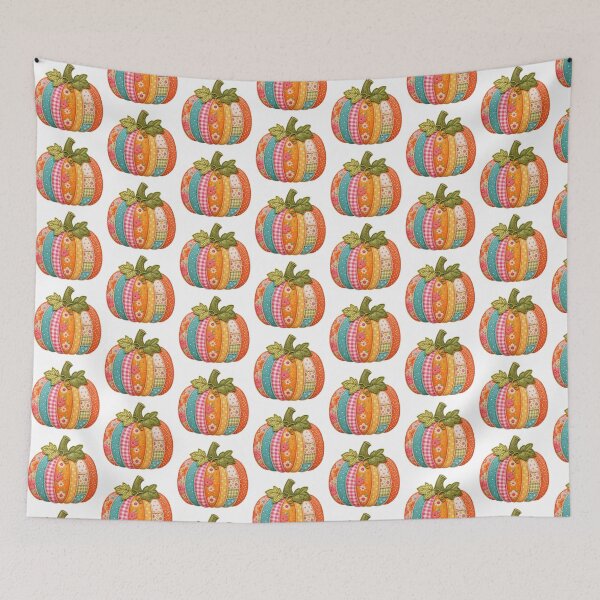 Item preview, Shabby Chic Quilted Pumpkin | Cottagecore Fall Decor | Gift for Mom | Patchwork Floral Pumpkin | Vintage Patchwork Pumpkin | Cottagecore Thanksgiving | Autumn Gift designed and sold by Noe Mill.