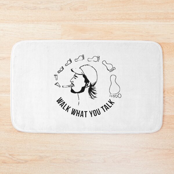 Item preview, Walk What You Talk – Minimal Line Art Profile with Footprints designed and sold by ChiaraPagani.