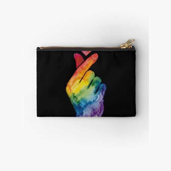 Item preview, LGBTQ Pride K-Pop Rainbow Heart designed and sold by legendaryskins.