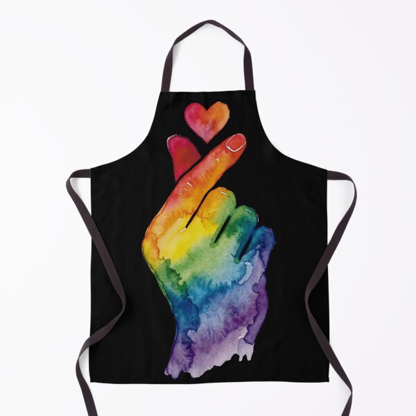 Item preview, LGBTQ Pride K-Pop Rainbow Heart designed and sold by legendaryskins.