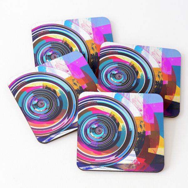 Item preview, Neon Spiral Orbit Abstract Design designed and sold by NizuCaCi.