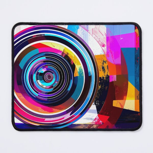 Item preview, Neon Spiral Orbit Abstract Design designed and sold by NizuCaCi.