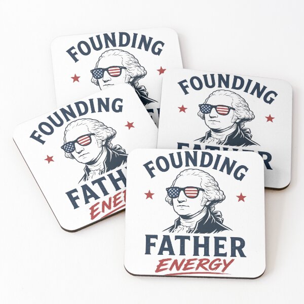 Item preview, Founding Father Energy Patriotic George Washington 4th of July designed and sold by Designs by Kate.