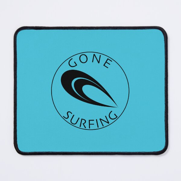Item preview, Gone Surfing Sticker - Regular Black Split designed and sold by kernowerno.