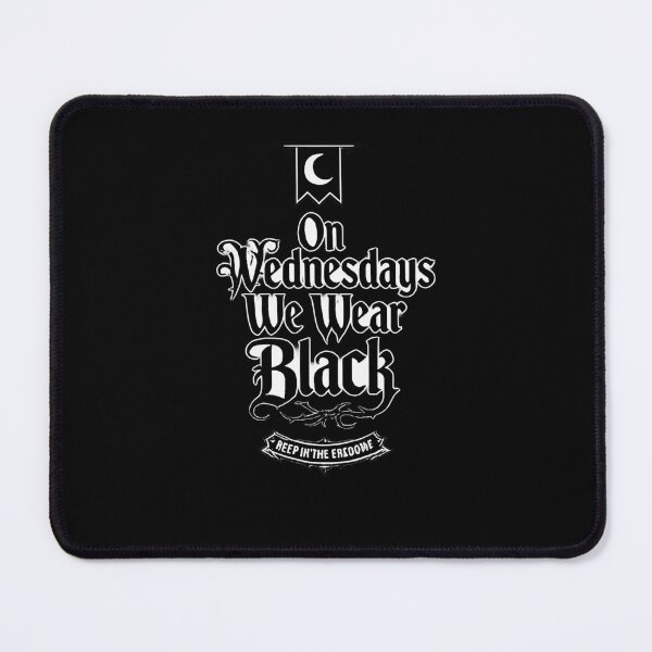 Item preview, On Wednesdays We Wear Black | Gothic Witchy Aesthetic Graphic designed and sold by Ramadane_design1.