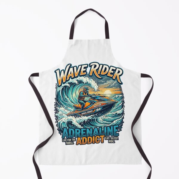 Item preview, Wave Rider Jet Ski Adrenaline Addict Graphic designed and sold by Wear Sculpt.