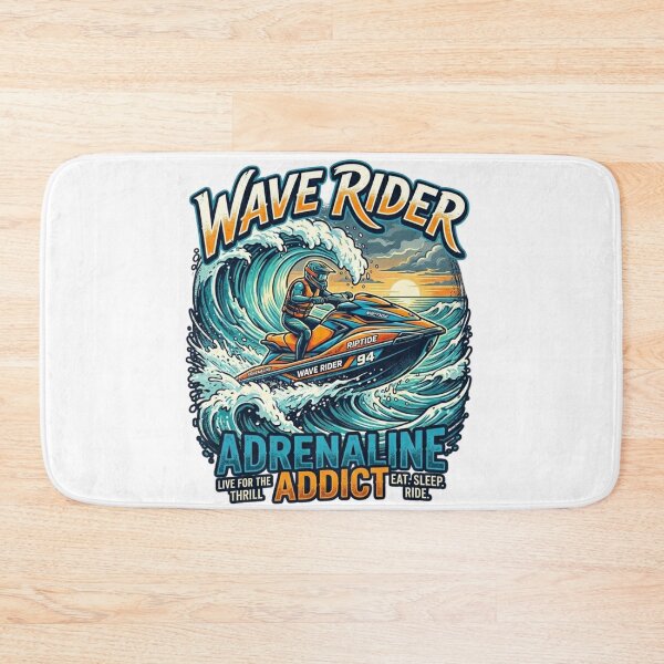 Item preview, Wave Rider Jet Ski Adrenaline Addict Graphic designed and sold by Wear Sculpt.