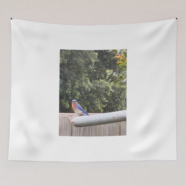 Item preview, Eastern Bluebird Singing from a Perch. designed and sold by Pearls1.