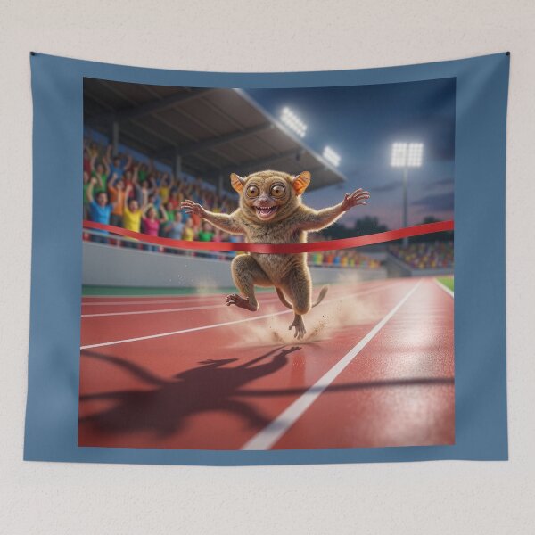 Item preview, Track and Field Tarsier designed and sold by Tridentulus.