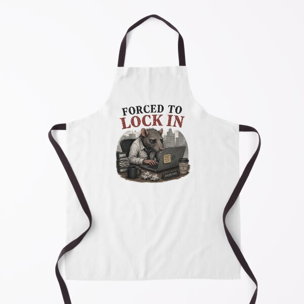 Item preview, Born to Dilly Dally Forced to Lock In | Funny Corporate Rat Meme designed and sold by Cutie Galore.