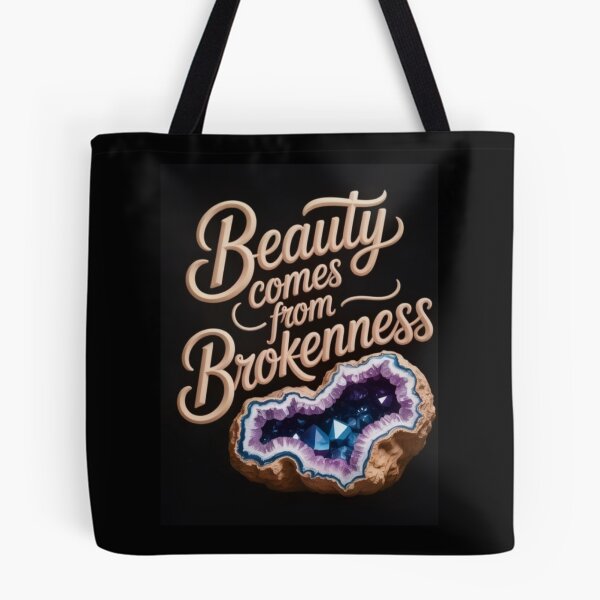 Item preview, Beauty Comes from Brokenness Sobriety Gift designed and sold by GraceRECoverdMe.