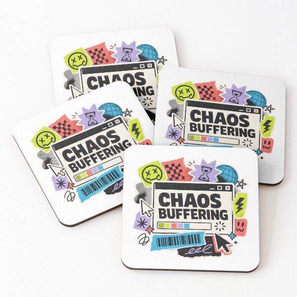 Item preview, Chaos Buffering Retro Glitch Internet Humor Design 2 designed and sold by Fawn Crafts.