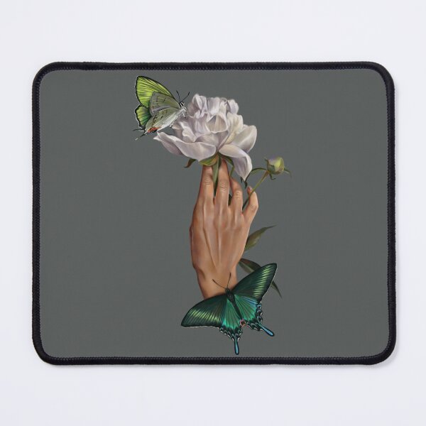 Item preview, White Flower Butterfly Art designed and sold by Belsiia.art.