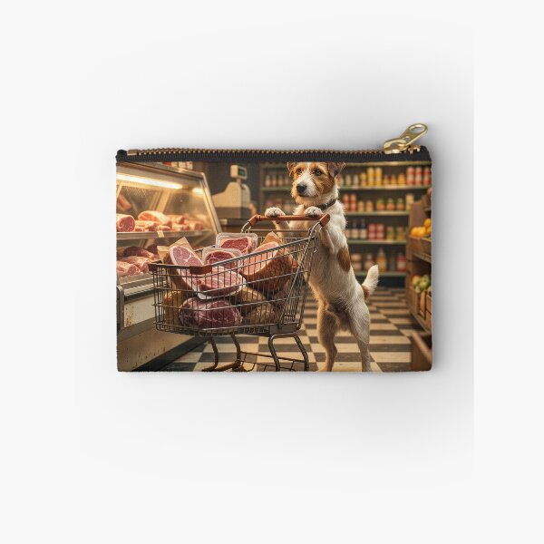 Item preview, Jack Russell Terrier Visits the Butcher designed and sold by Tridentulus.