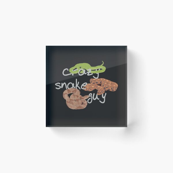 Item preview, Crazy Snake Guy designed and sold by Amy Hadden.