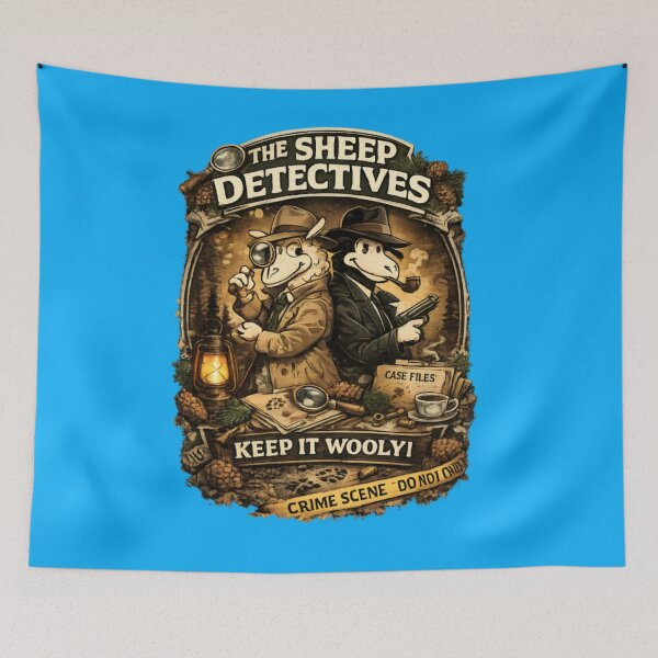 Item preview, The Sheep Detectives – Keep It Wooly Vintage Mystery designed and sold by CatLovers Studio.