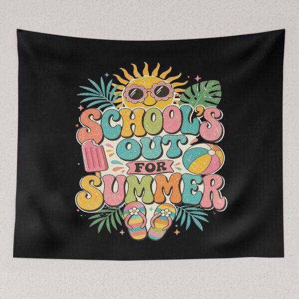 Item preview, Groovy Retro School's Out For Summer – Last Day of School designed and sold by Lozarux.