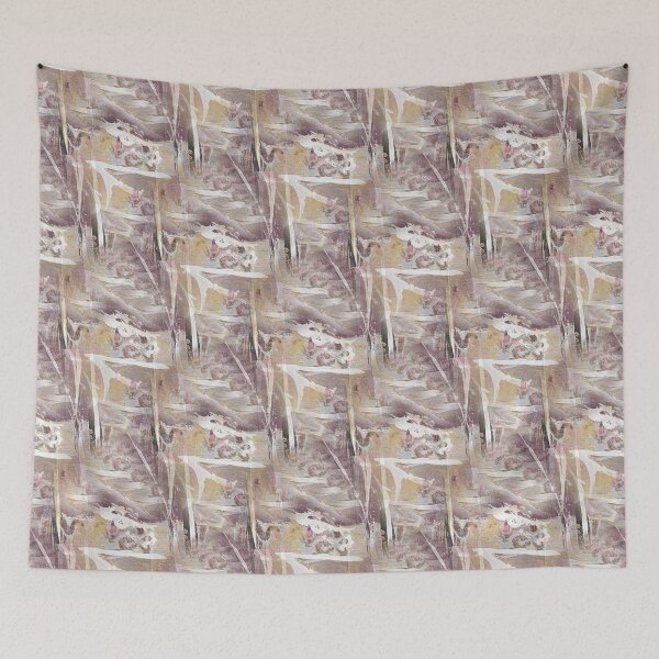Item preview, Painterly Landscape Abstract in Beige Brown designed and sold by Artistestella.