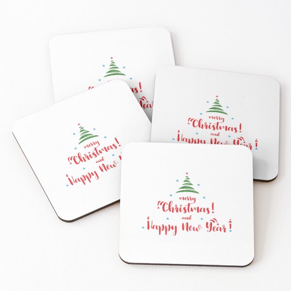 Item preview, Merry Christmas & Happy New Year (colorful) designed and sold by Pencil & Pixel.