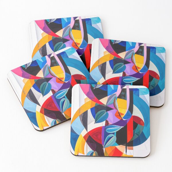 Item preview, Geometric Botanical Flow Abstract Art designed and sold by NizuCaCi.