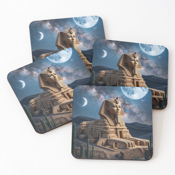 Item preview, Ultimate Ancient Egyptian Gods, Pyramids, Steampunk & Cosmic Sphinx Landscape Art Collection designed and sold by Queen Cleopatra.