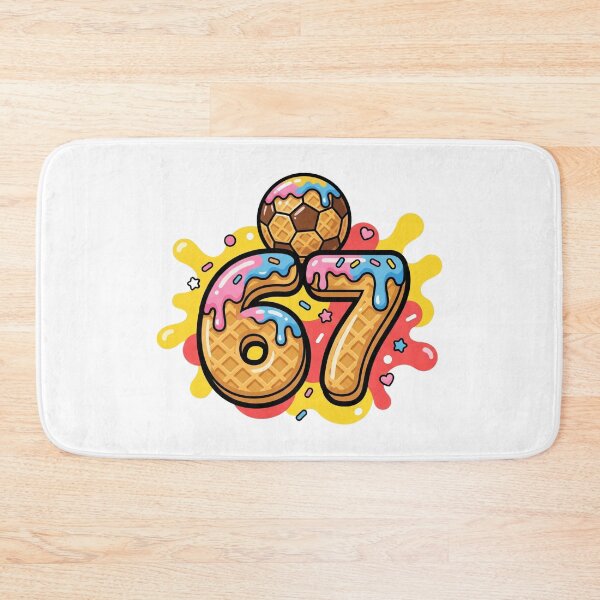 Item preview, cool soccer drip number 67 football meme art designed and sold by ArtDesignTp.