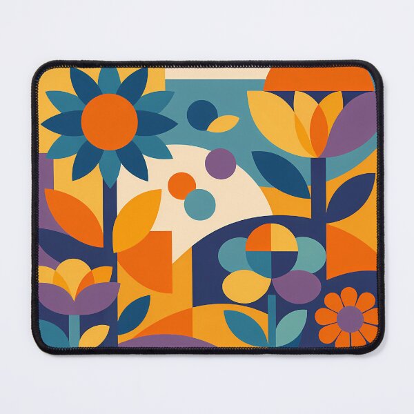 Item preview, Geometric Botanical Flowers and Leaves designed and sold by InkSmithery.