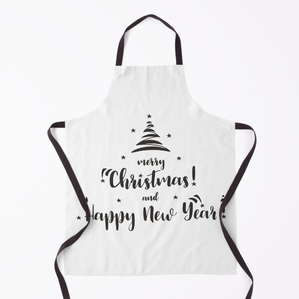 Item preview, Merry Christmas & Happy New Year (black) designed and sold by Pencil & Pixel.