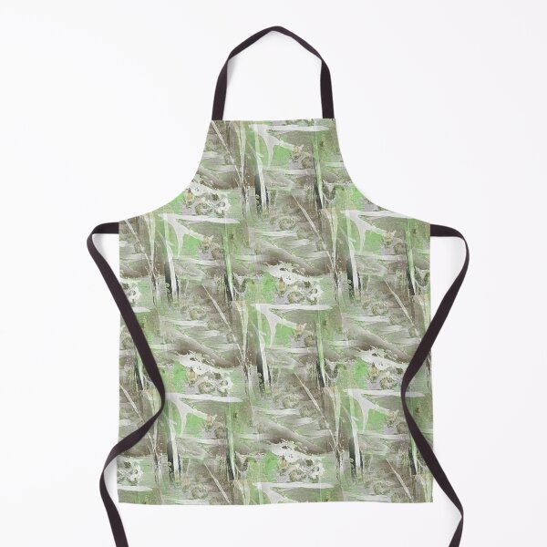 Item preview, Painterly Landscape Abstract in Green and Brown designed and sold by Artistestella.
