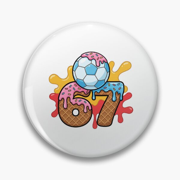 Item preview, soccer drip 67 funny gen alpha meme design designed and sold by ArtDesignTp.