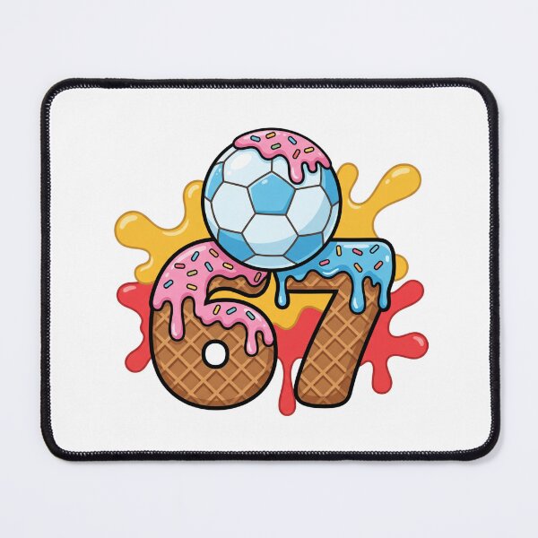 Item preview, soccer drip 67 funny gen alpha meme design designed and sold by ArtDesignTp.