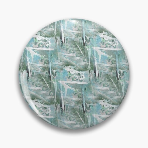 Item preview, Painterly Landscape Abstract in Blue and Green designed and sold by Artistestella.