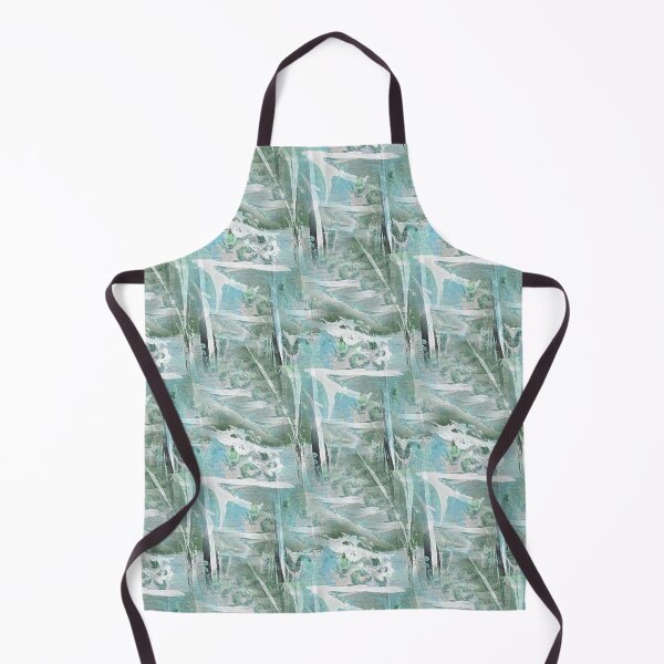 Item preview, Painterly Landscape Abstract in Blue and Green designed and sold by Artistestella.