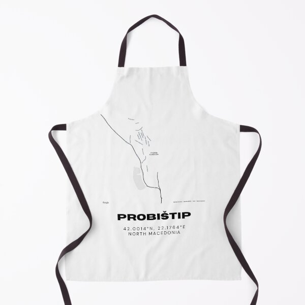 Item preview, Probištip North Macedonia Minimal Map | Contemporary City Artwork designed and sold by RM-Journey.