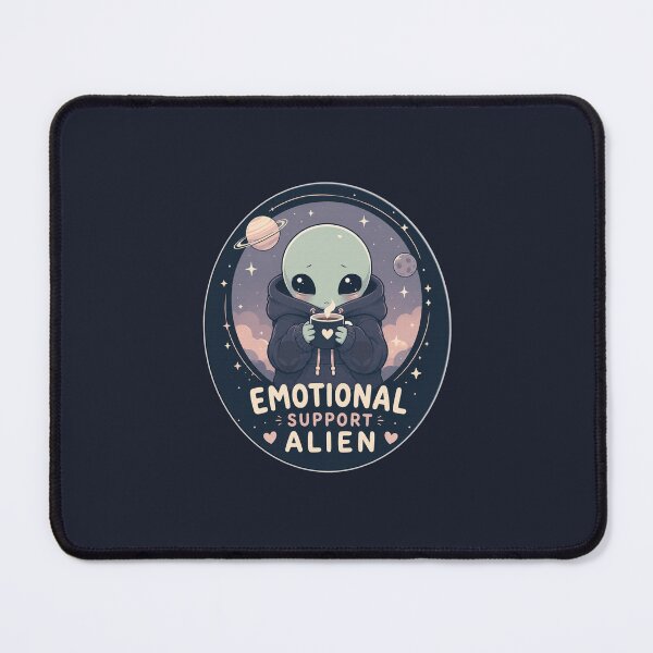 Item preview, Emotional Support Alien Coffee Club designed and sold by QuietNovaShop.