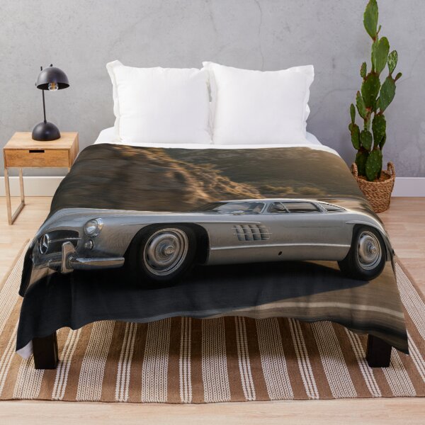 Item preview, Classic Silver Sports Car Mountain Road Sunset designed and sold by OwnByCats.