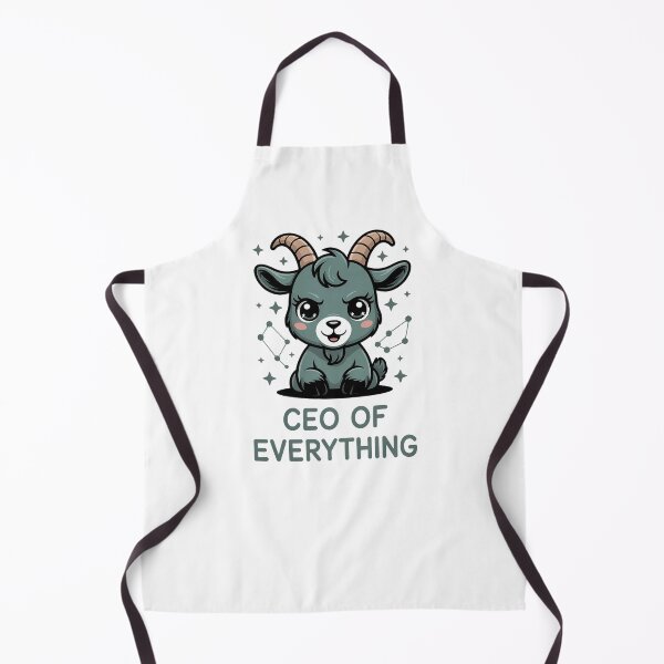 Item preview, Funny Capricorn Zodiac Shirt – CEO of Everything | Cute Capricorn Goat Design designed and sold by Cool-cat-art.
