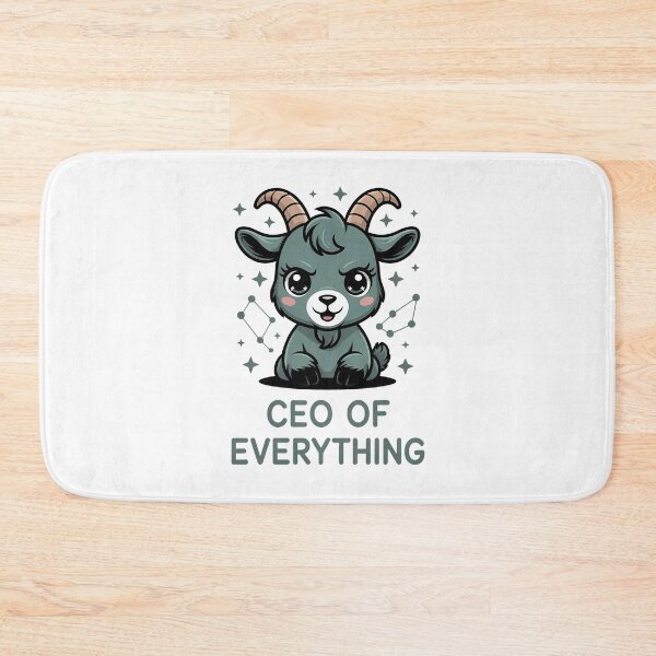 Item preview, Funny Capricorn Zodiac Shirt – CEO of Everything | Cute Capricorn Goat Design designed and sold by Cool-cat-art.
