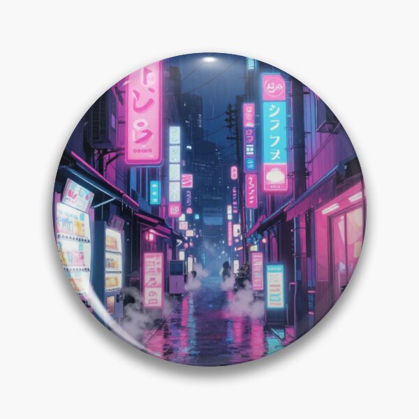 Item preview, cyberpunk Tokyo streets  designed and sold by thedaytocome.