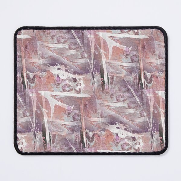 Item preview, Painterly Landscape Abstract in Peach and Maroon designed and sold by Artistestella.