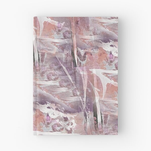 Item preview, Painterly Landscape Abstract in Peach and Maroon designed and sold by Artistestella.